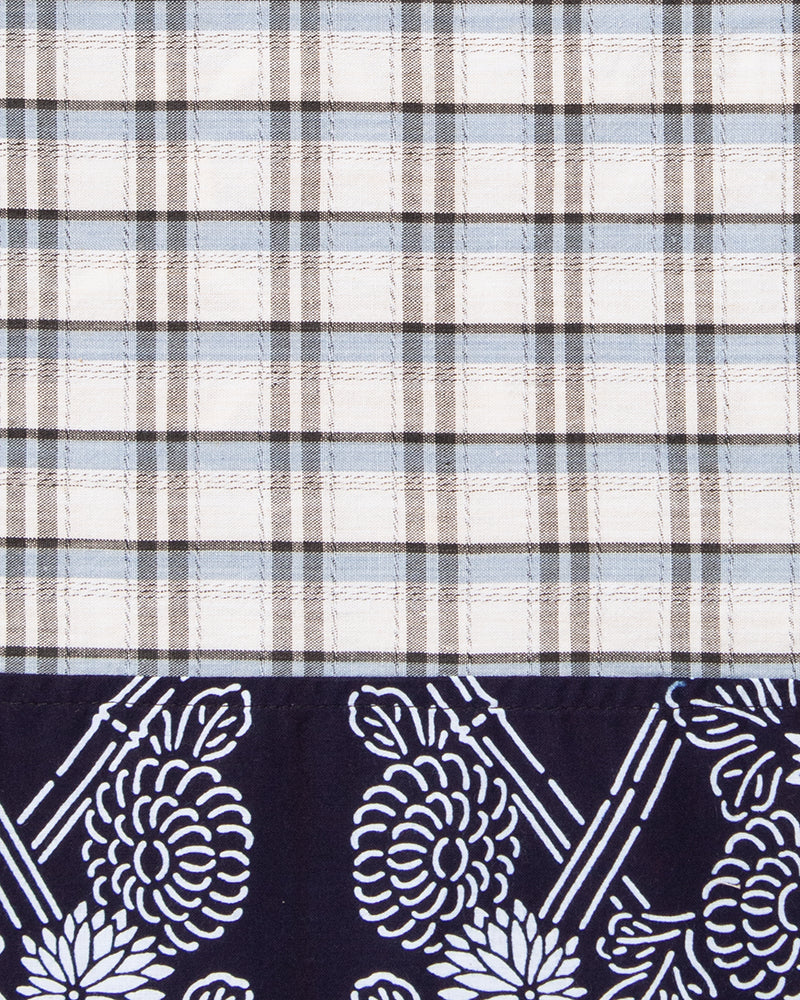 Kiriko Original Scarf, Patched Boro, Indigo, 27 - Image 5