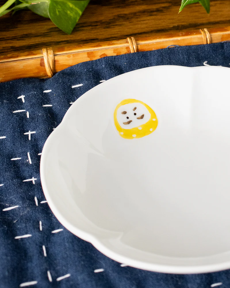 Small Plate, Bisque, Nippon Ezara, Daruma - Image 2