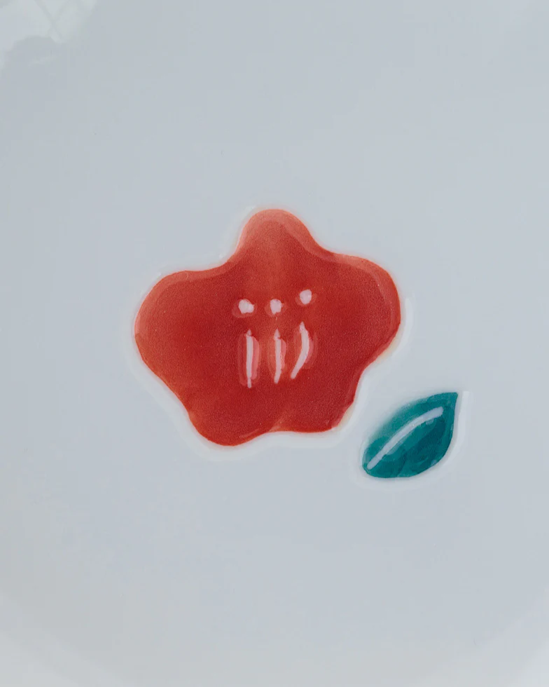 Mini Plate, Bisque, Nippon Ezara, Camellia - Image 5