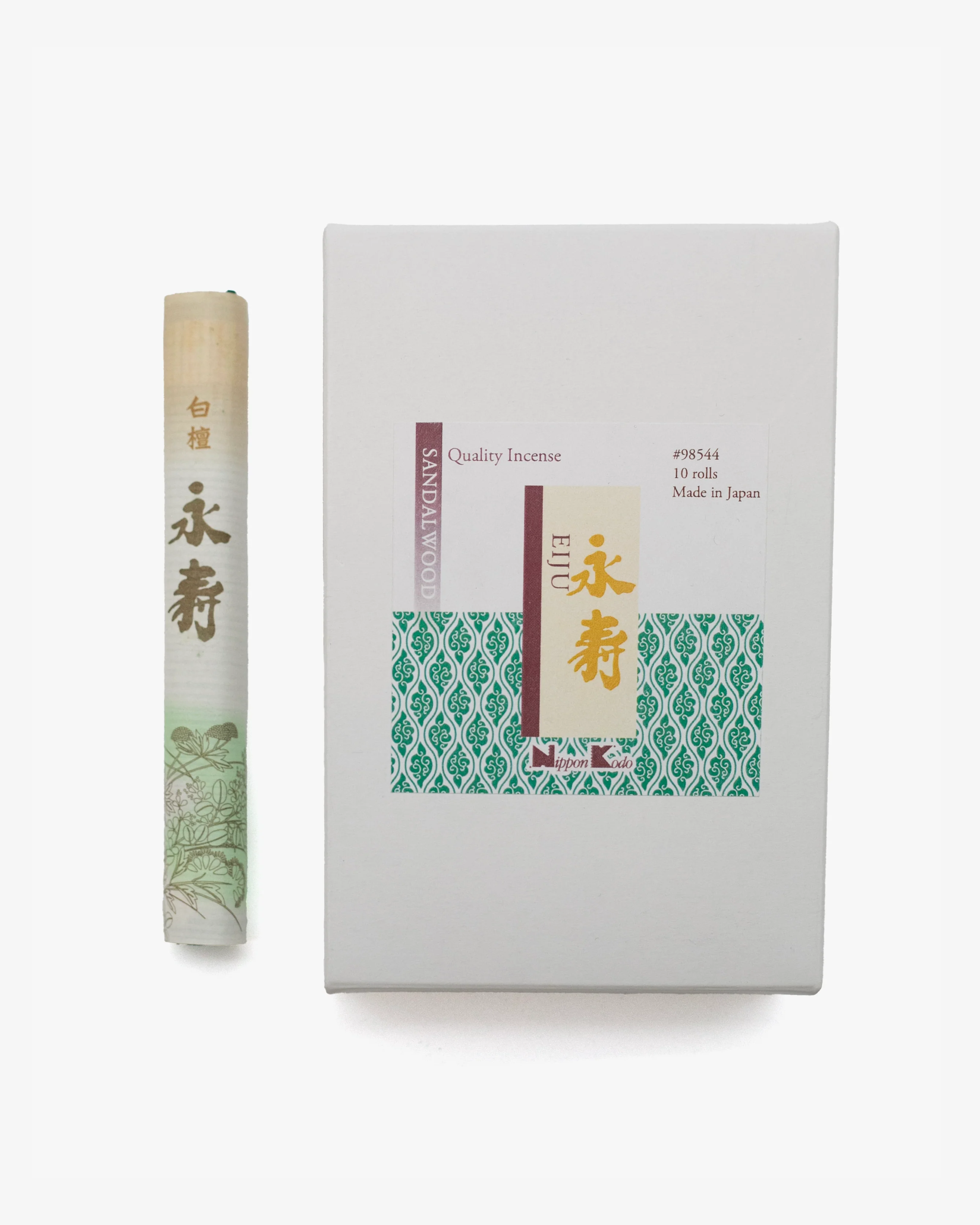 Nippon Kodo, Incense, Eiju Sandalwood Roll