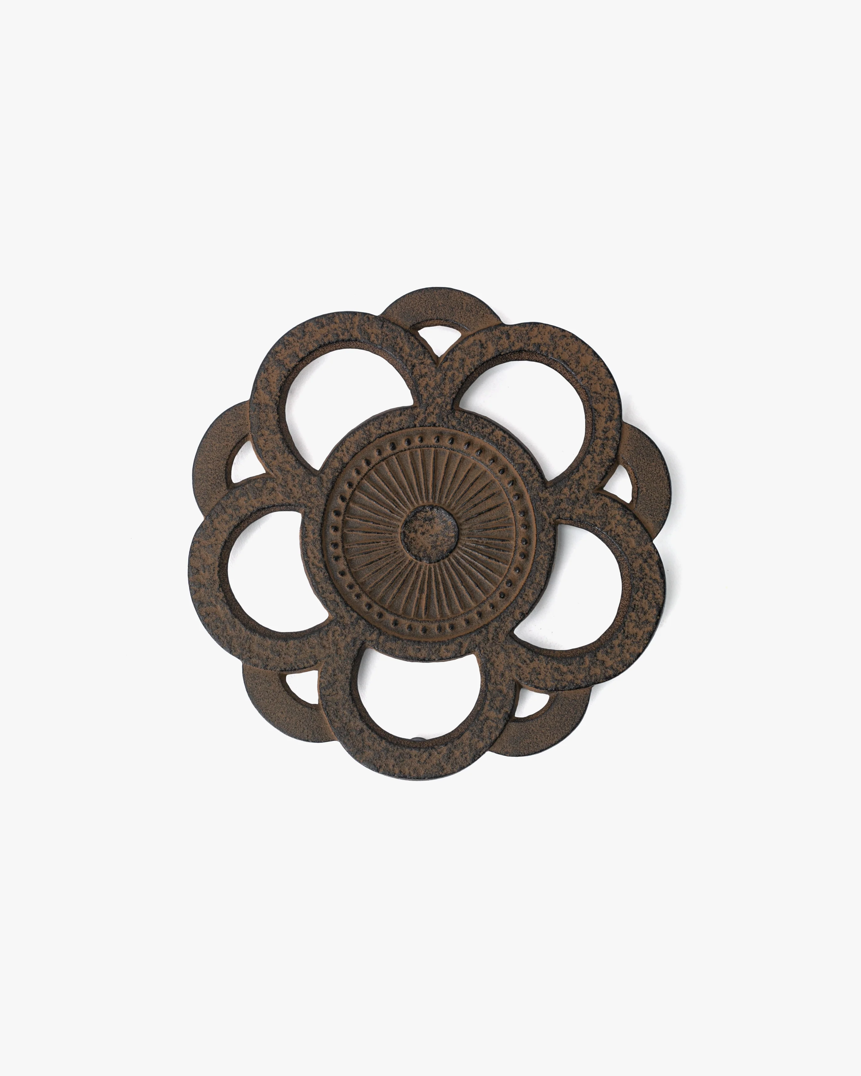 Metal Trivet, Oitomi, Plum, Brown