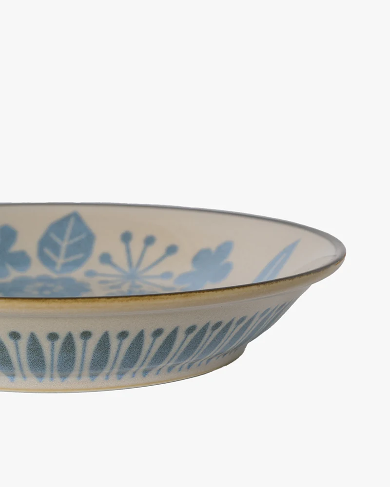 Plate, Bisque, Kukka Lokki, Flower #2 - Image 2