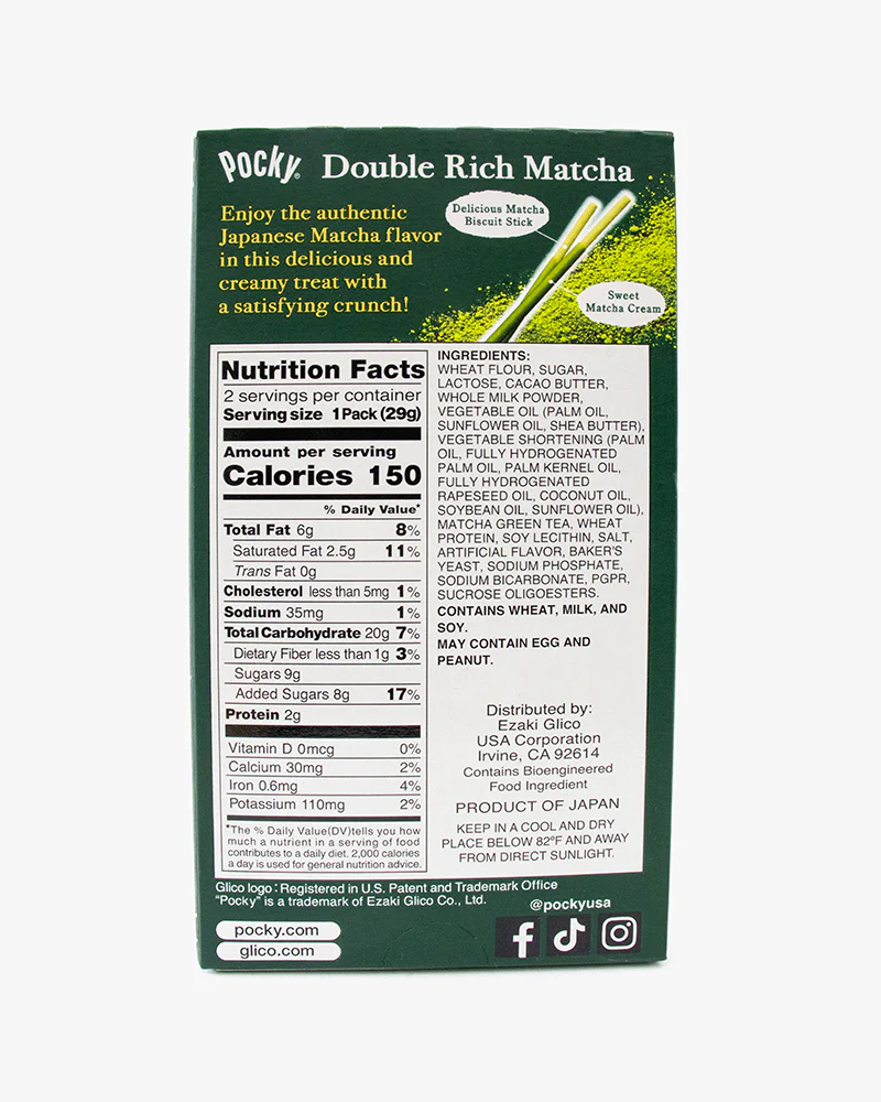 Pocky, Double Rich Matcha - Image 2