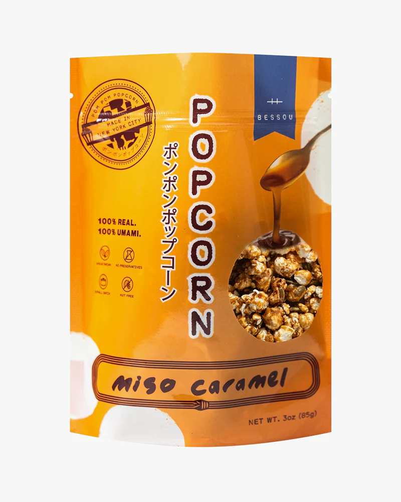 Bessou, Pom Pom Popcorn, Miso Caramel