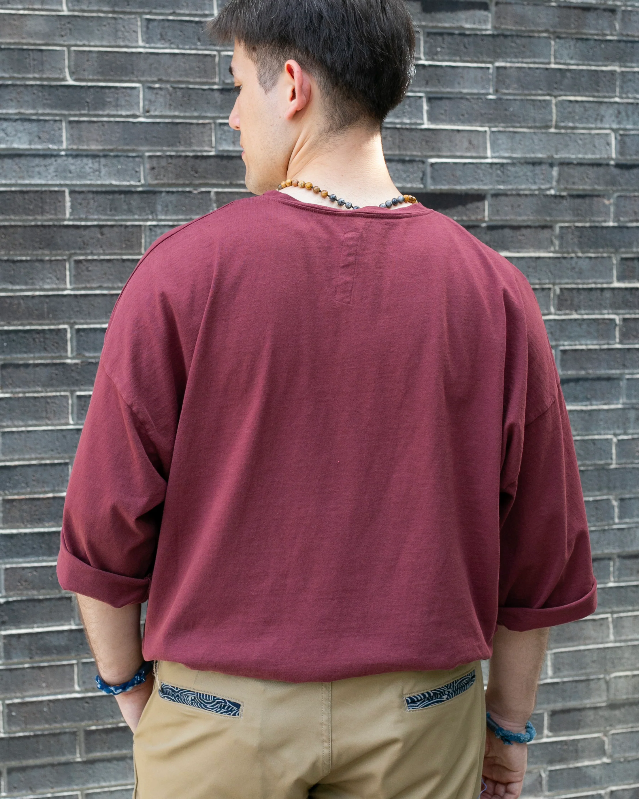 Prospective Flow Shirt, Shiki, Maroon - Image 2