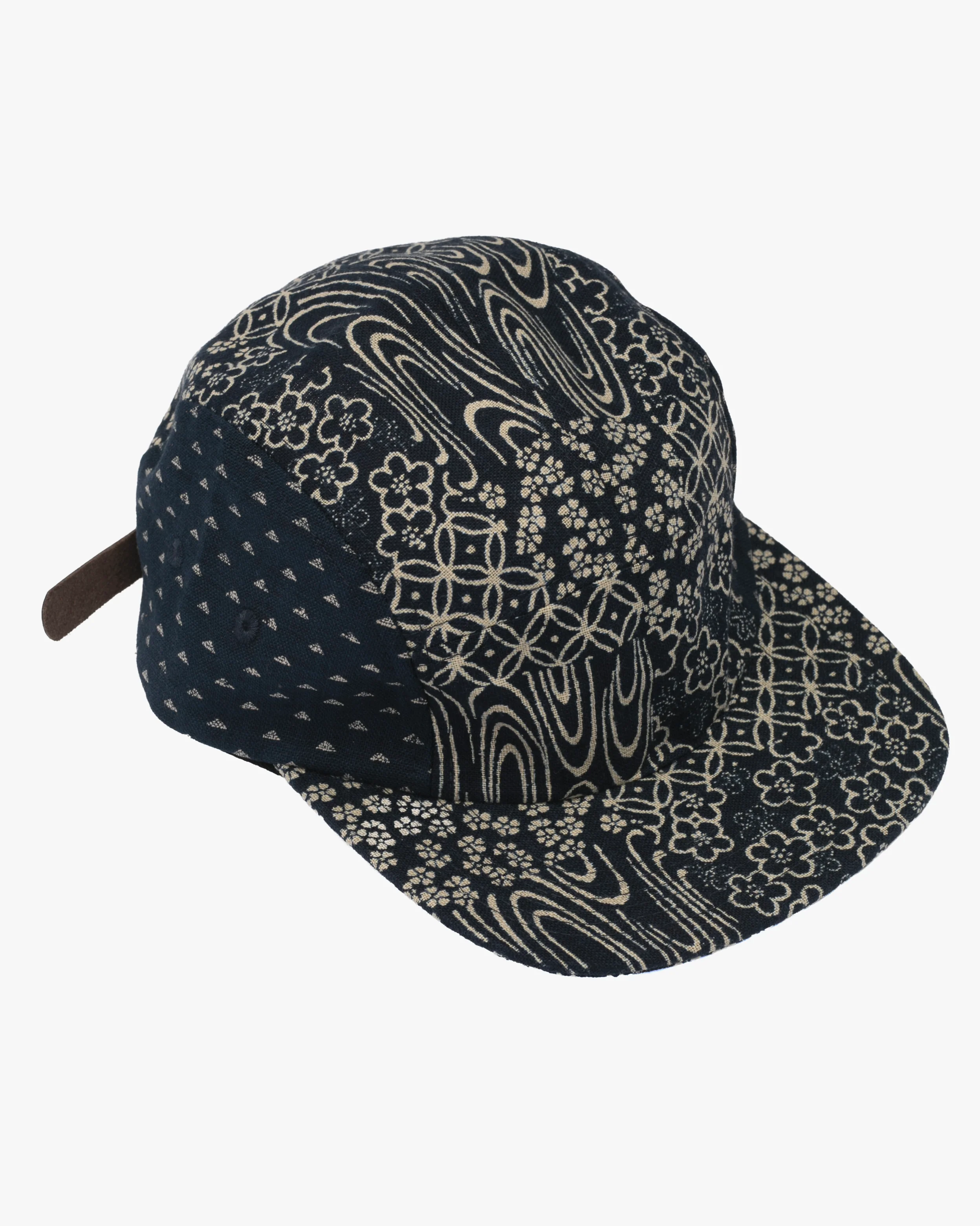 Kiriko Original Cap, 5-Panel, Two Tone, Indigo Multi and Uroko - Image 5