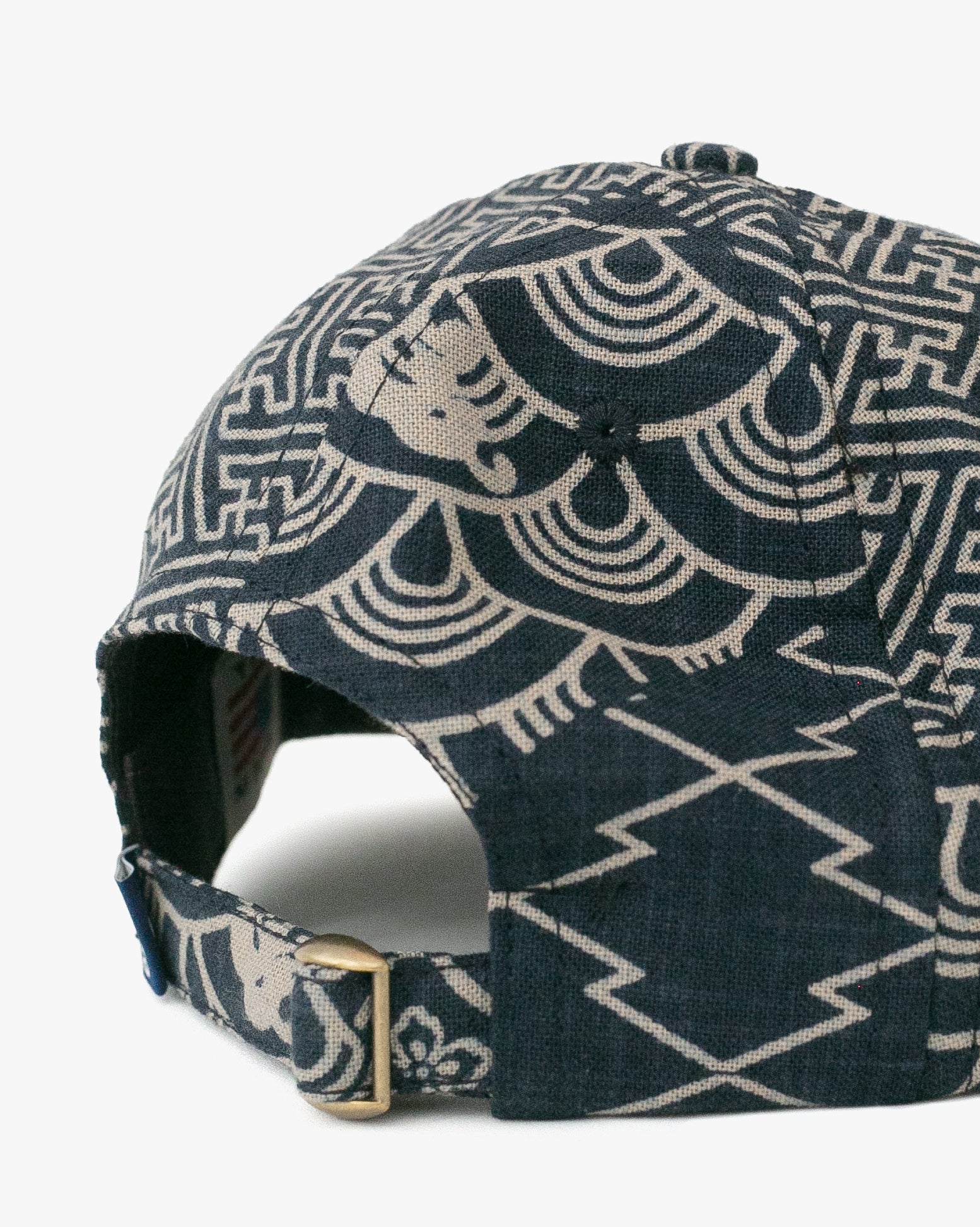 Kiriko Original Cap, 6-Panel Indigo Large Multi with Solid Indigo Underbill - Image 4