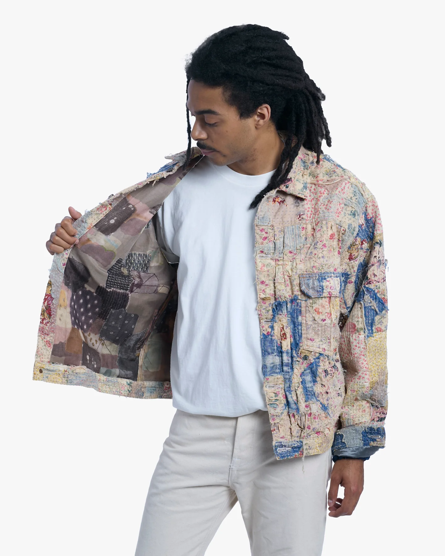 Japanese Repro Jacket, Kapital Kountry, XXL, Boro Patchwork - Image 4