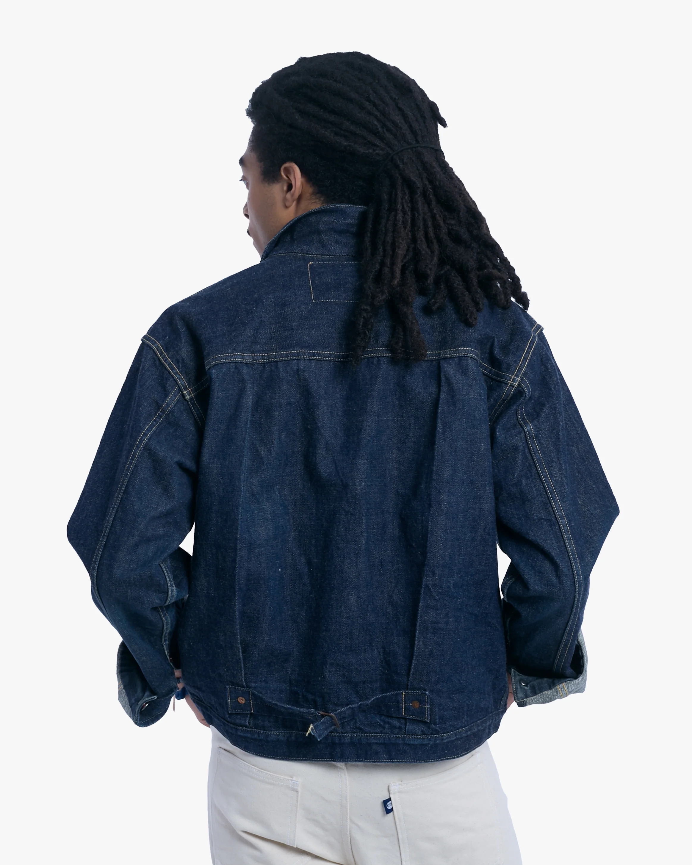 Japanese Repro Jacket, Warehouse & Co., L, Denim Jacket - Image 4