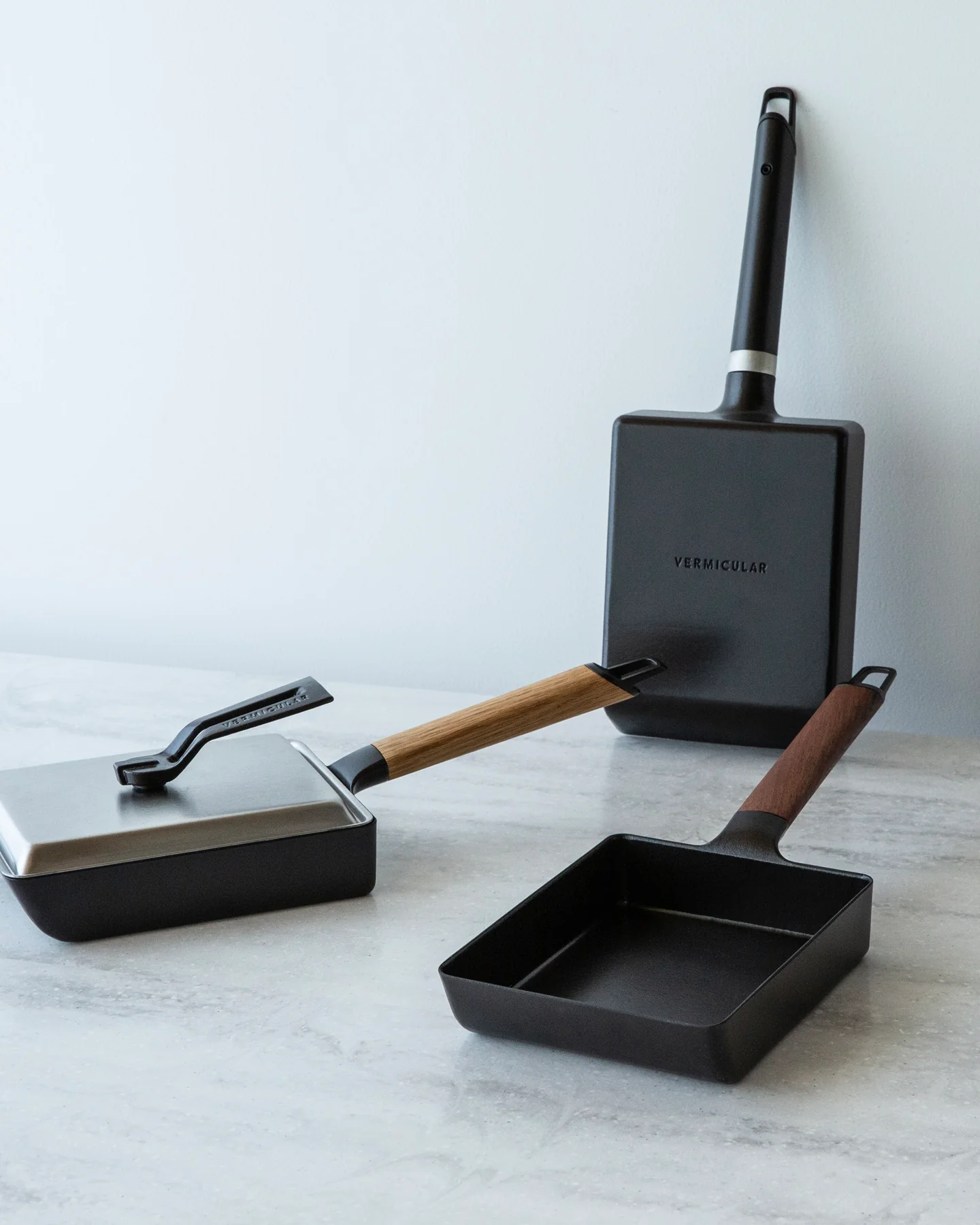 Oven-Safe Frying Pan, Vermicular, Egg & Toast Pan, 7.5in - Image 3