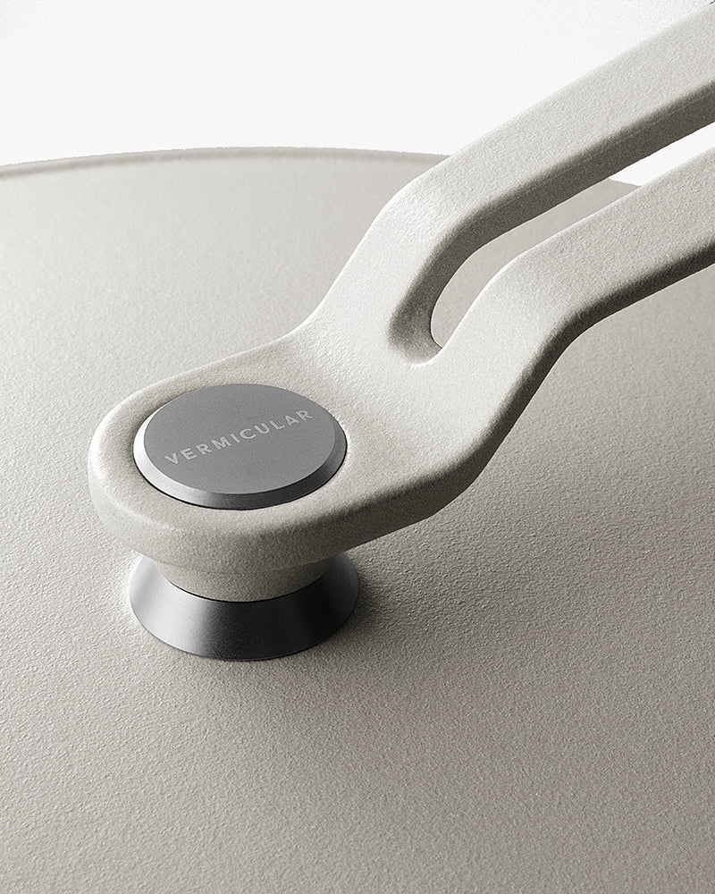 Pot 2.0, Vermicular, Standing Handle, Matte Linen Beige, 18cm - Image 3