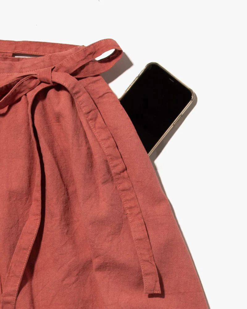 Prospective Flow Skirt, Chaku, Wine Red - Image 2
