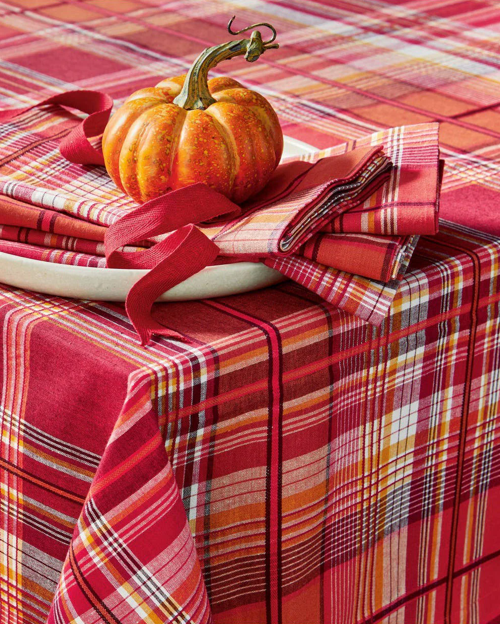 Tag, Napkins, Gathering Plaid, Set of 4 - Image 5