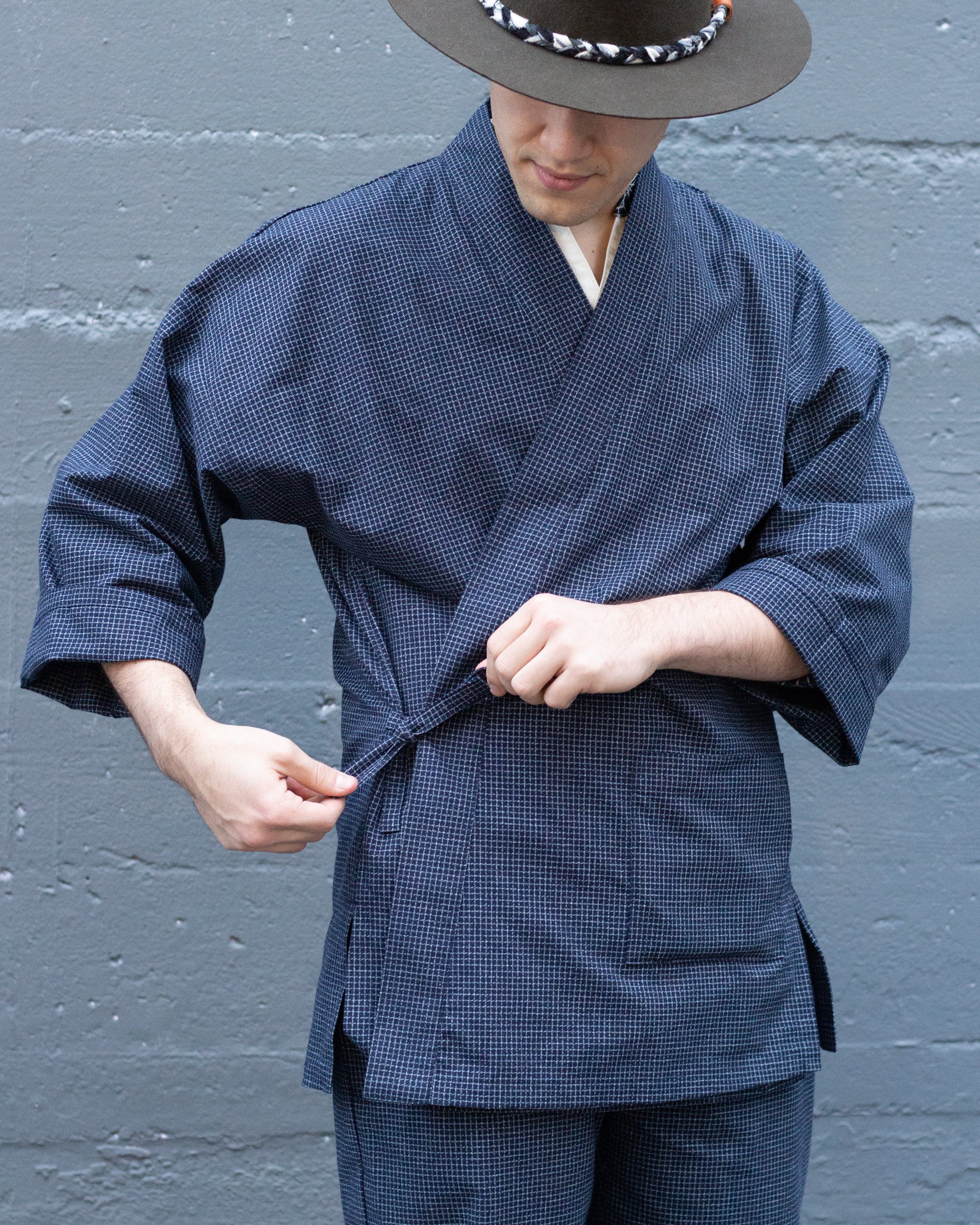 ToK Samue Set, Men's, Indigo Grid