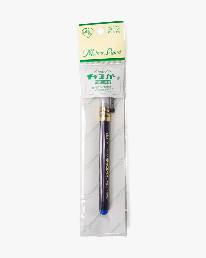 Kanda, Water-Erasable Blue Pen, Chacopa - Image 4