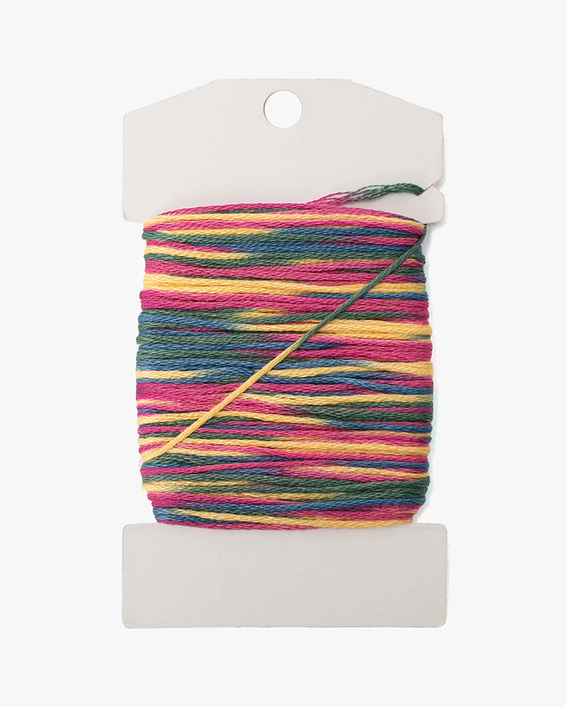 Sashiko Thread, Multi Color Mix, Pink Yellow - Image 3