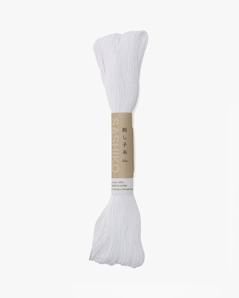 Sashiko Thread, White