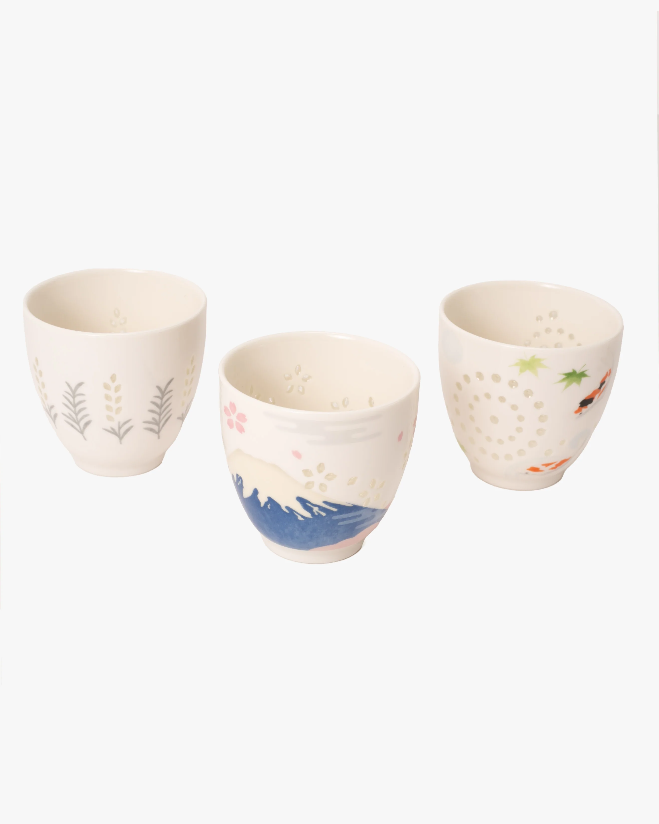See Through Color Tea Cup, Koi Fish, Arutha - Image 7
