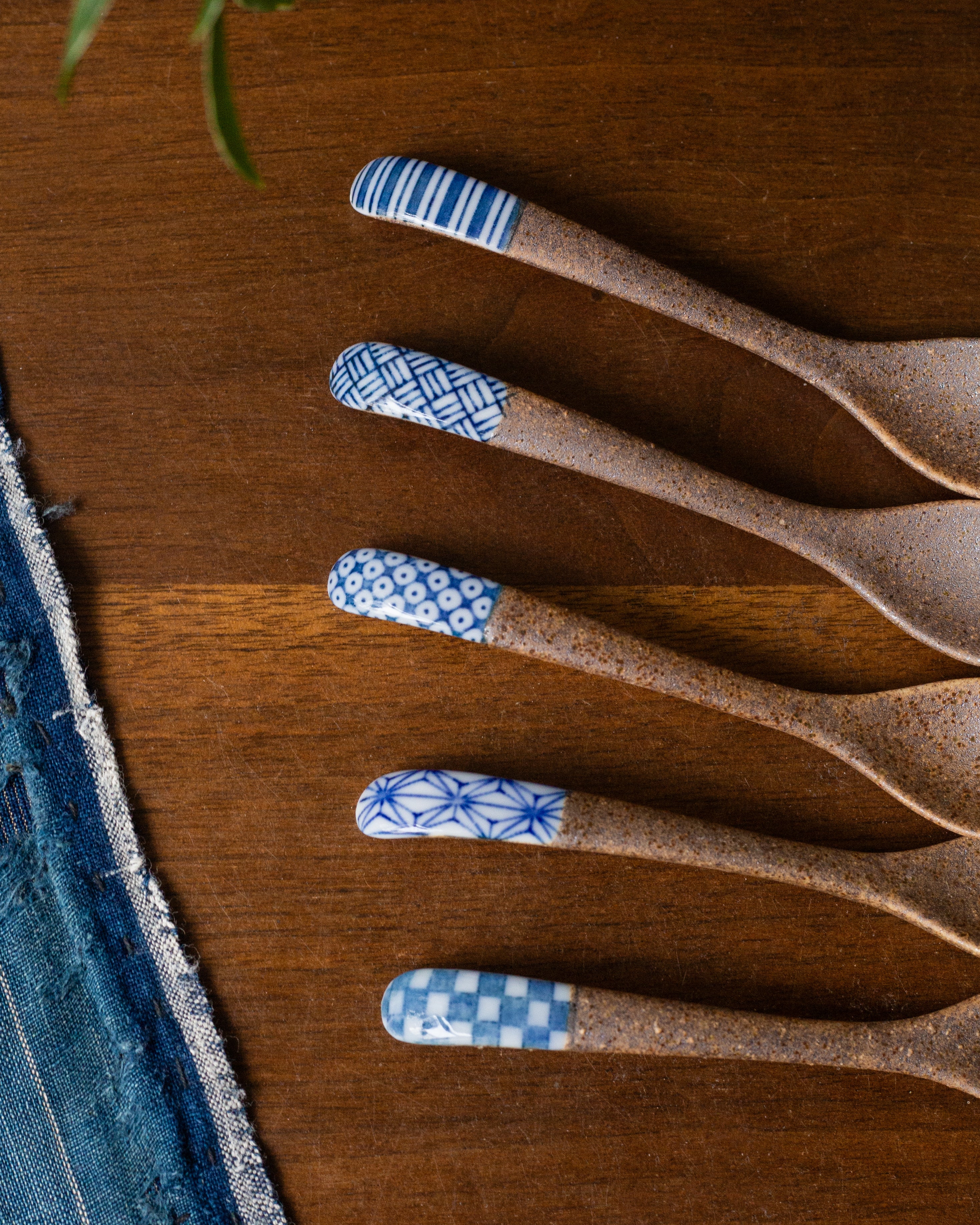 Shigaraki Hand-Painted Spoon, Ichiyama, Ichimatsu - Image 3