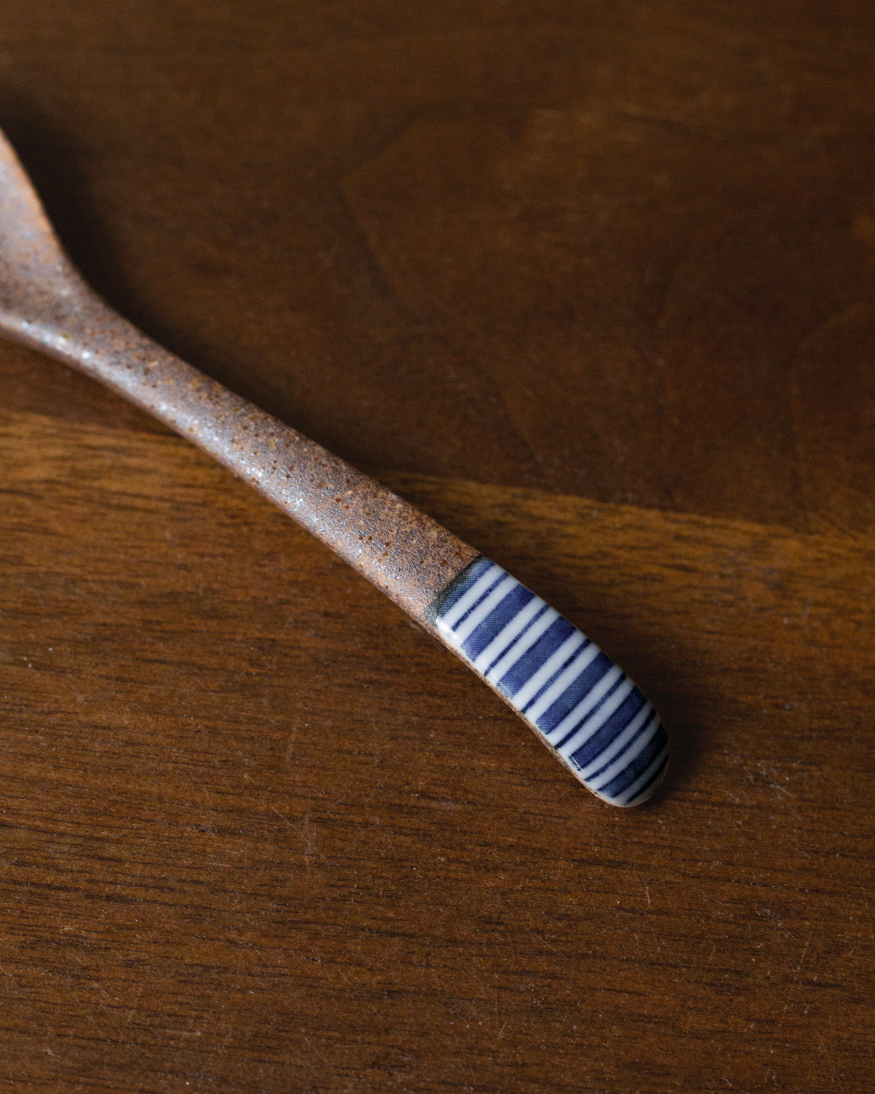 Shigaraki Hand-Painted Spoon, Ichiyama, Shima - Image 3