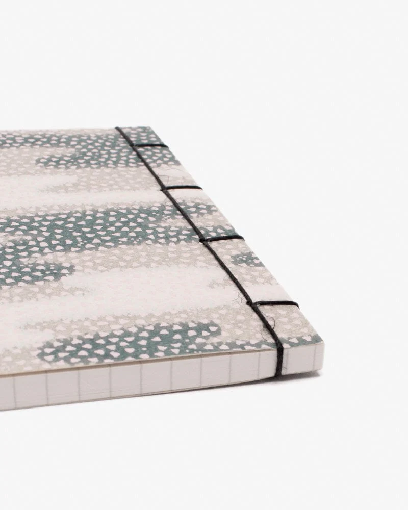 Shogado Watoji Notebook, Ginger Series, Clouds Gray (S) - Image 2