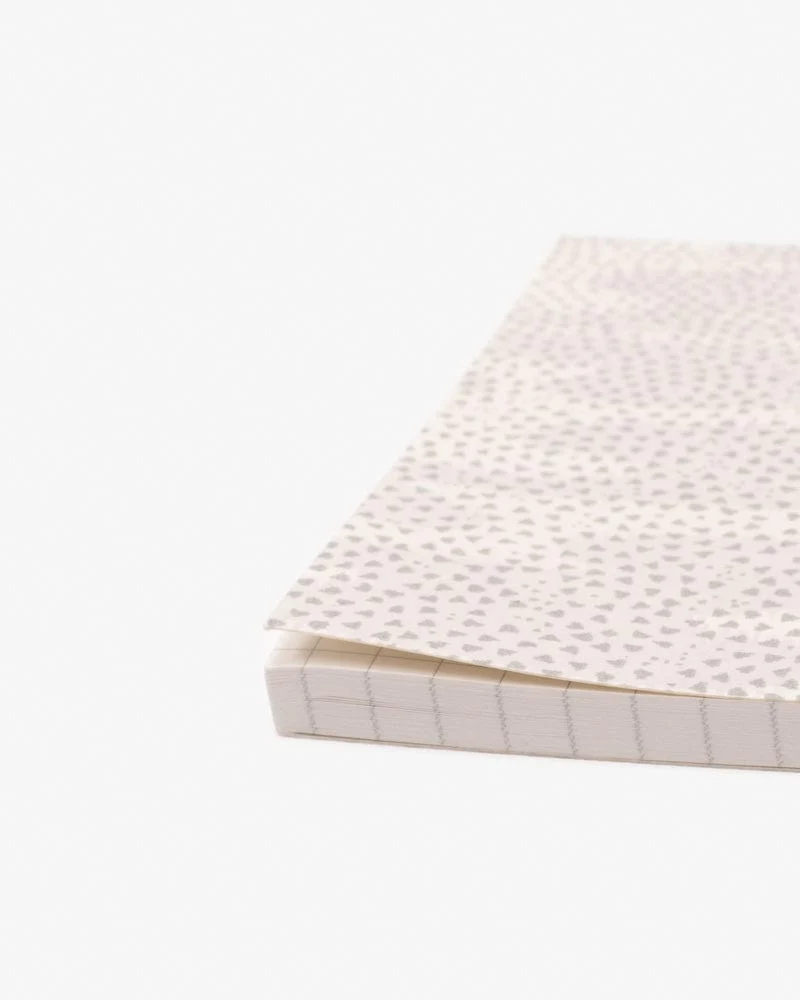Shogado Watoji Notebook, Ginger Series, Clouds White (S) - Image 3