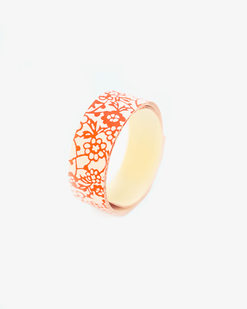 Shogado Washi Tape, Yuzen Series #13, Red Kobana