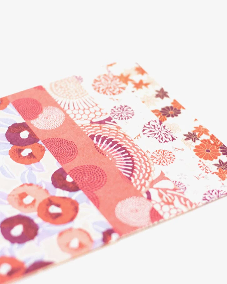 Shogado Origami, Yuzen Series, Red Set - Image 2