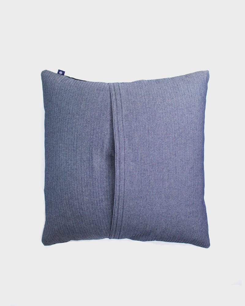 Kiriko Original Pillow, Split Indigo, Blue and White Jyuji - Image 5