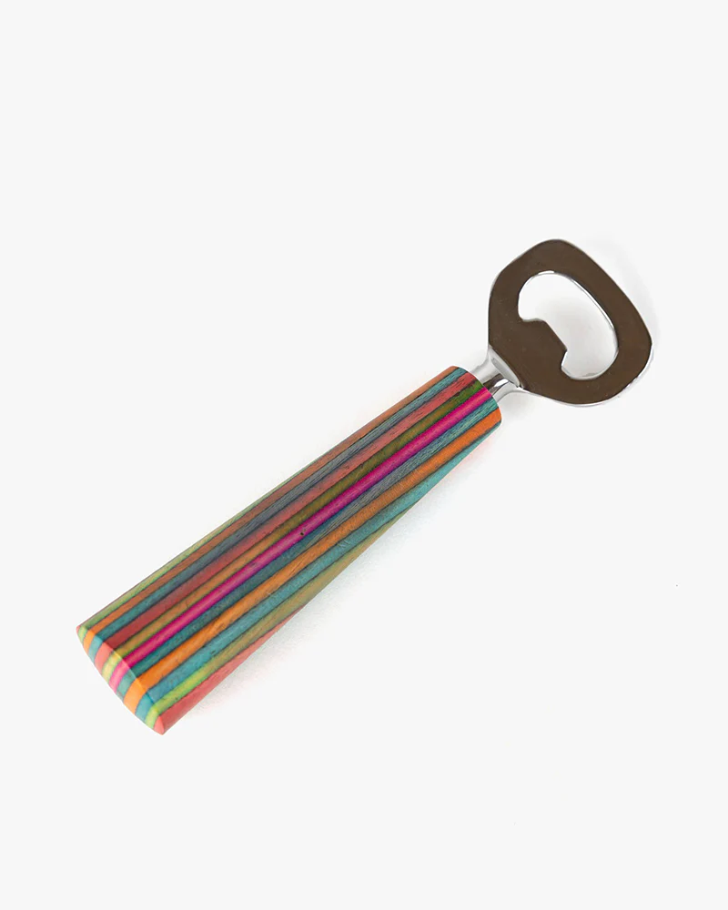 Ten Thousand Villages, Striped Wood Bottle Opener - Image 3