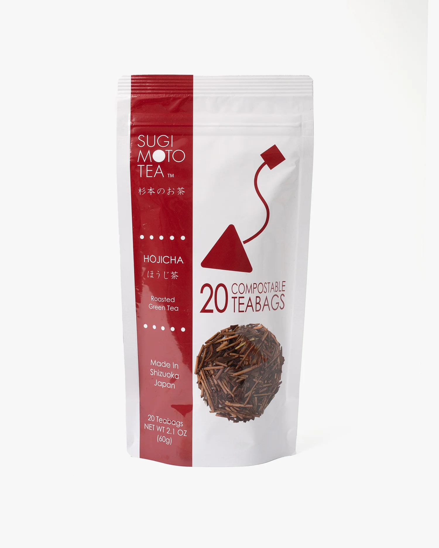 Sugimoto, Tea Bags, Hojicha Roasted Green Tea - Image 2