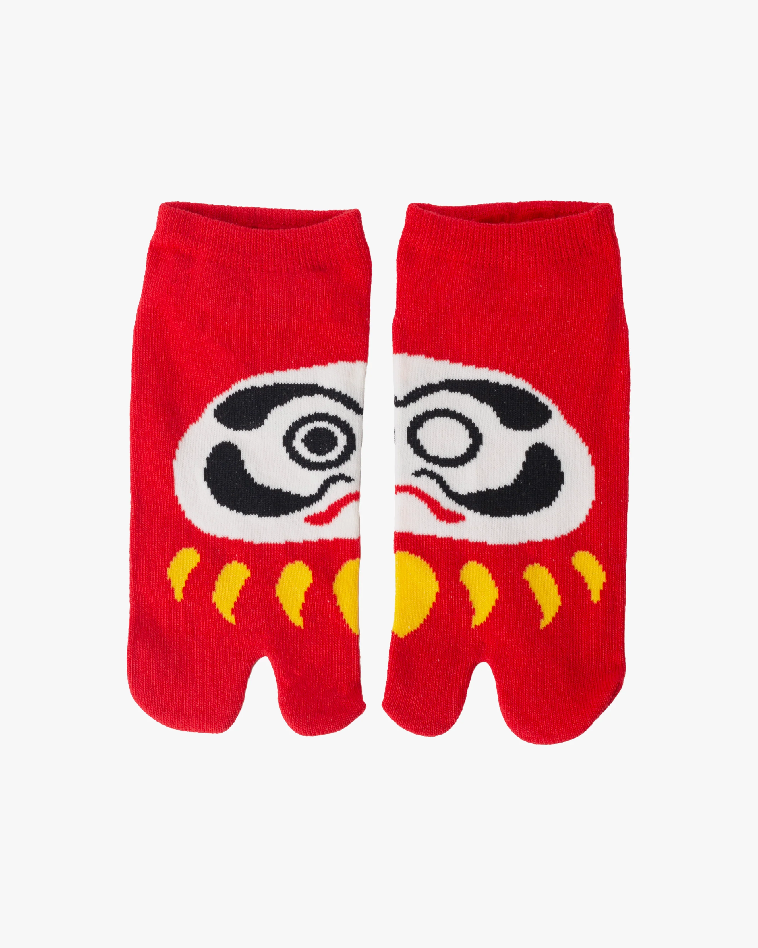 Tabi Socks, Ankle, Red Daruma - Image 2
