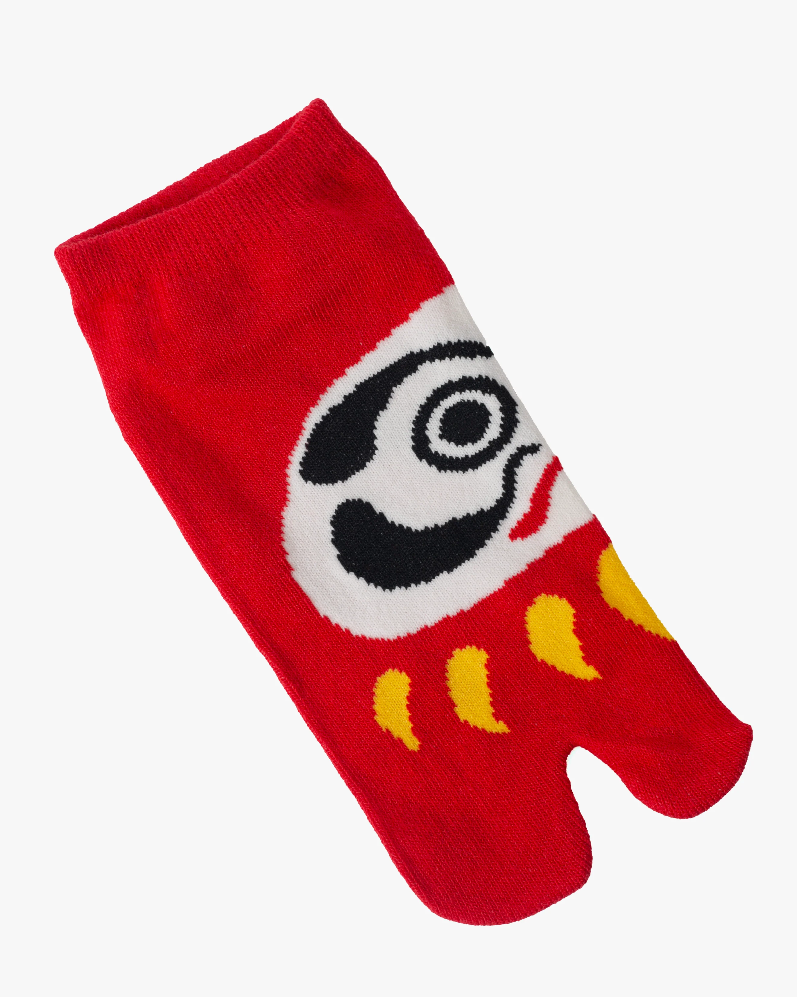Tabi Socks, Ankle, Red Daruma - Image 4