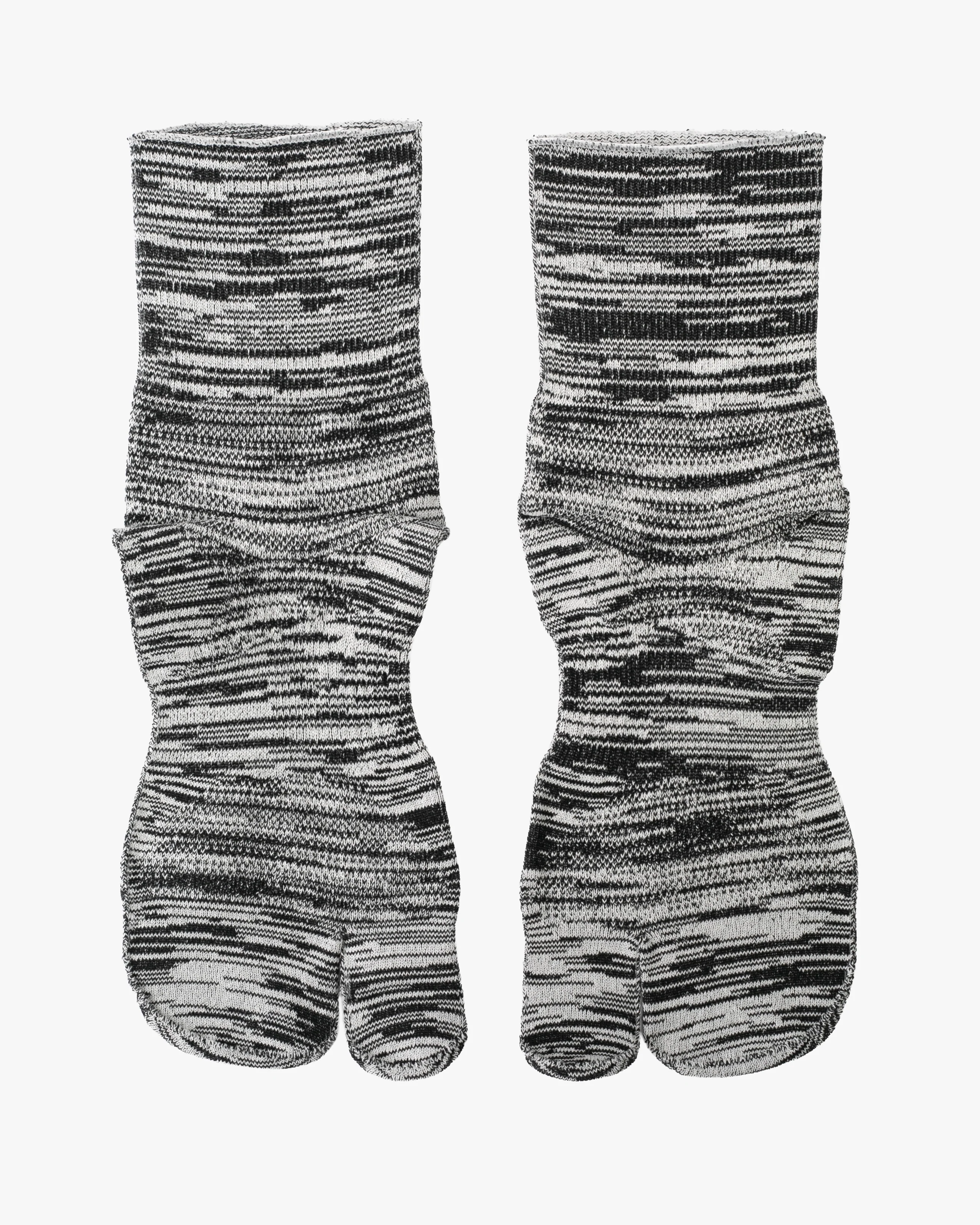 Tabi Socks, Wasi Wasi, Heather Black - Image 2