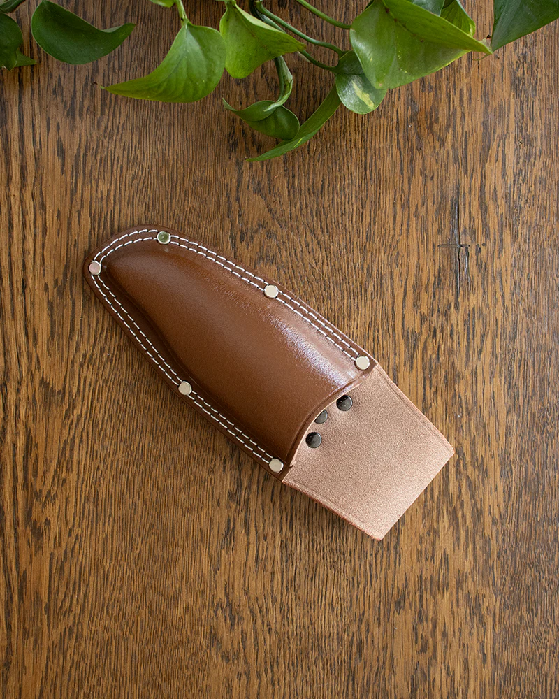 Tanabe Hasami, Scissors (Pruning) Case, Light Brown Leather - Image 2