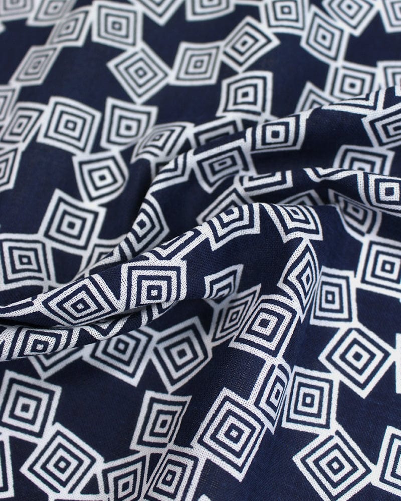 Tenugui, Classic, Komon, Abstract Ishidatami - Image 2