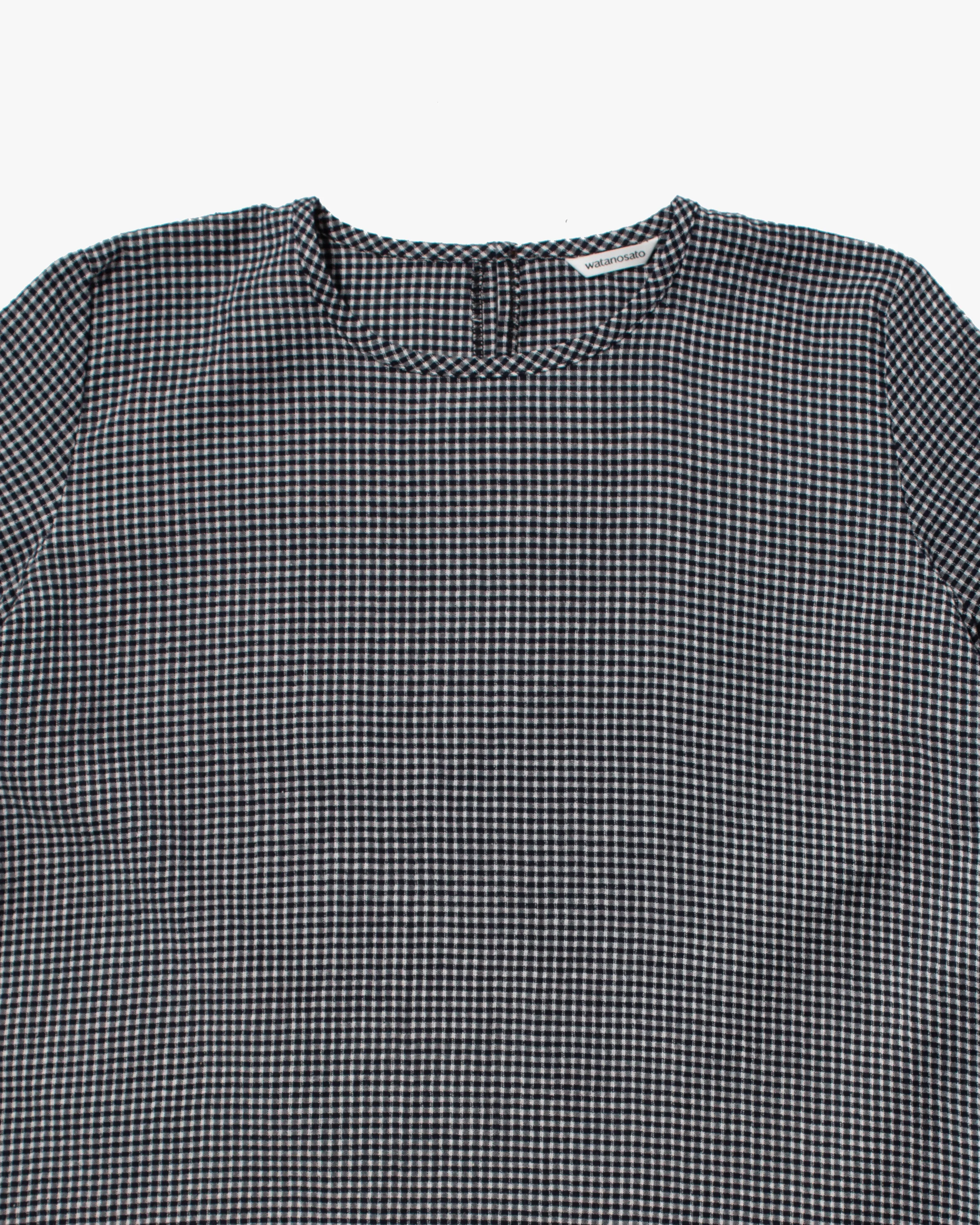 ToK Long Dress, Oversized, Black Gingham - Image 2