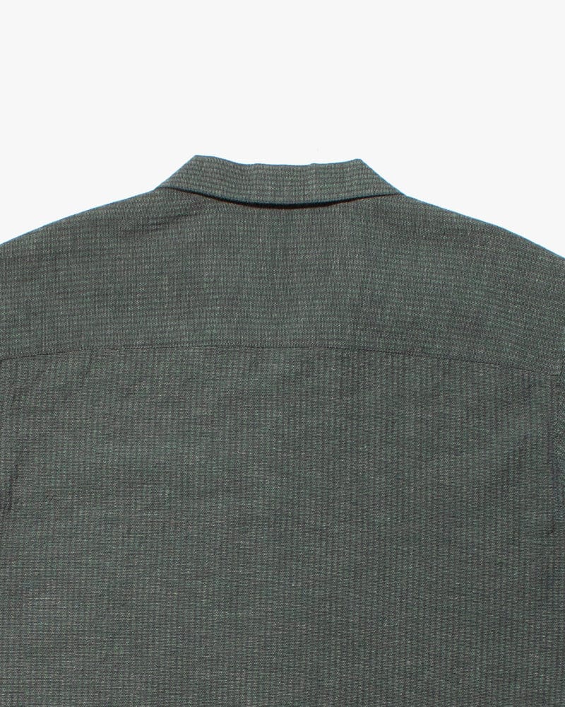 ToK Shirt, Short Sleeve Button-Up, Open Collar, Seagreen - Image 7