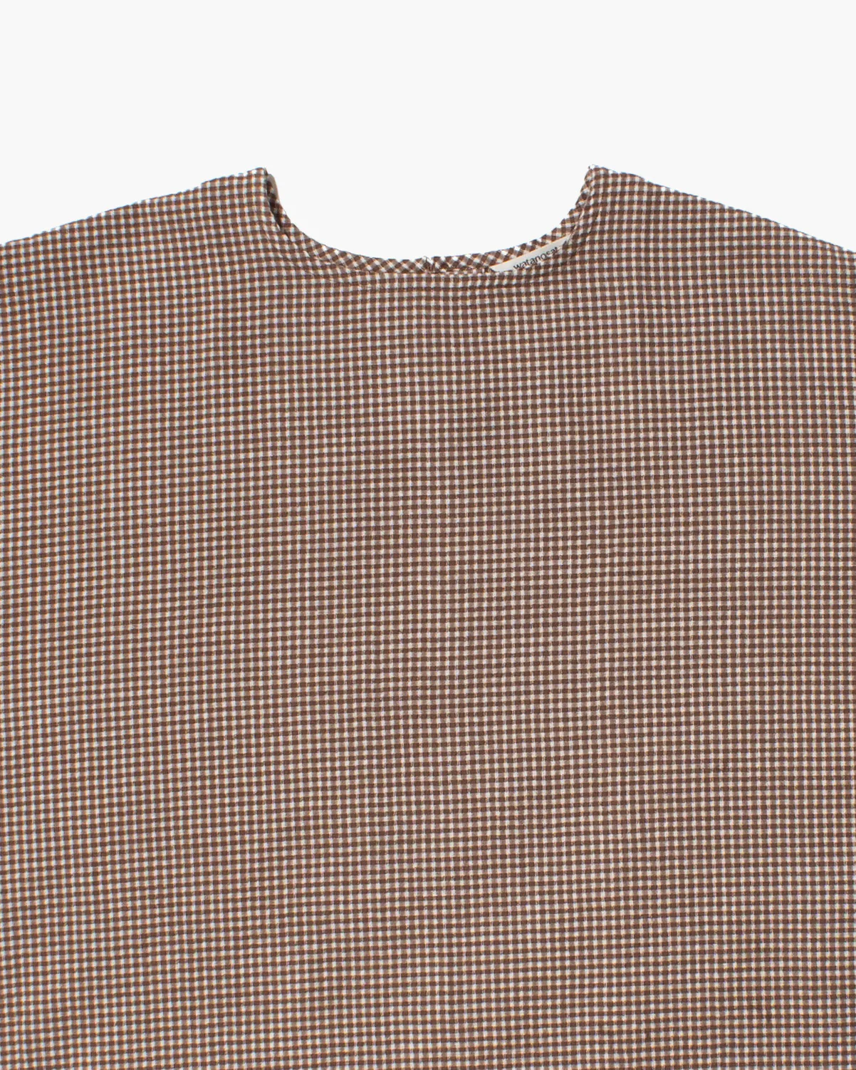 ToK Tunic, Oversized, Brown Gingham - Image 5