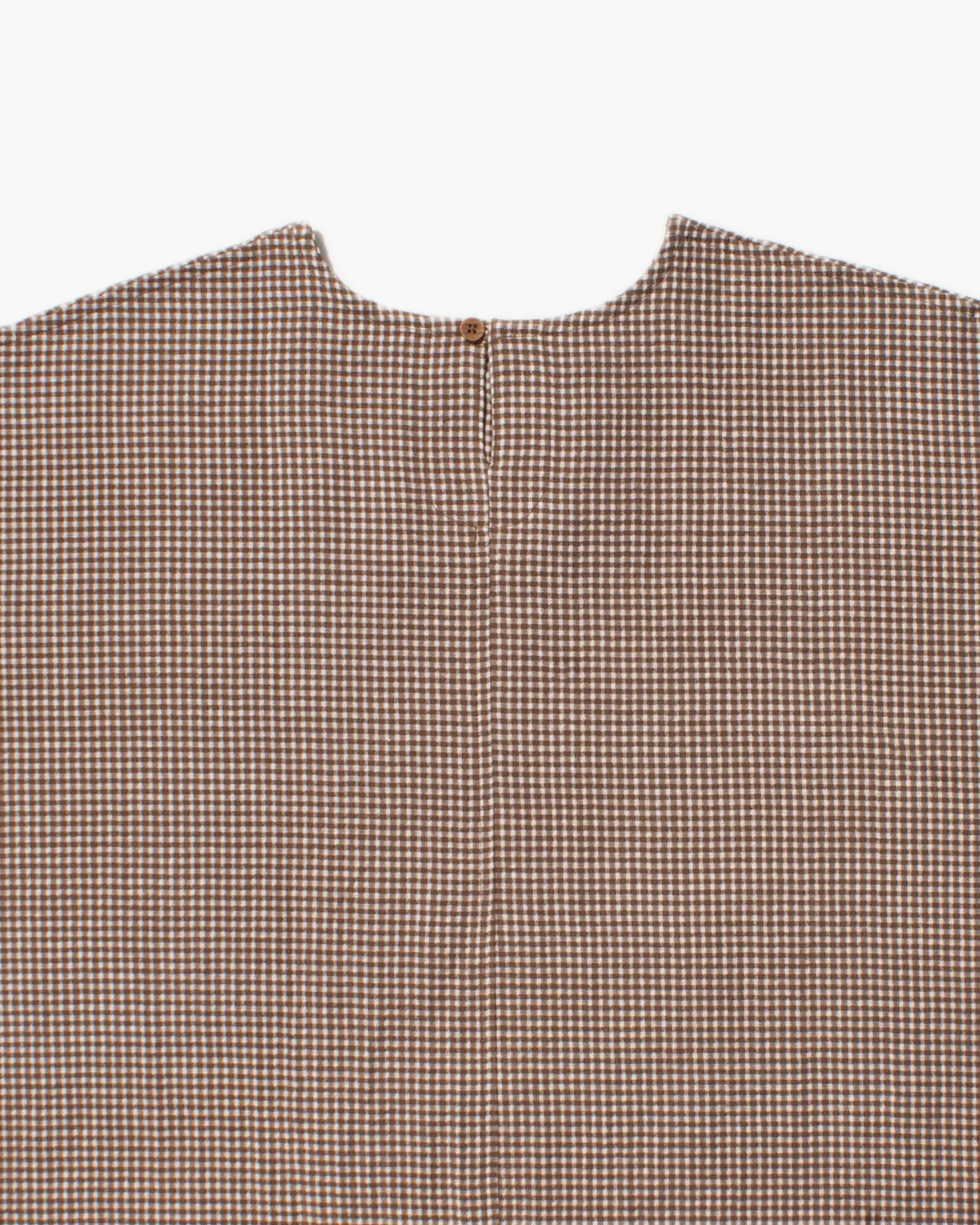 ToK Tunic, Oversized, Brown Gingham - Image 7