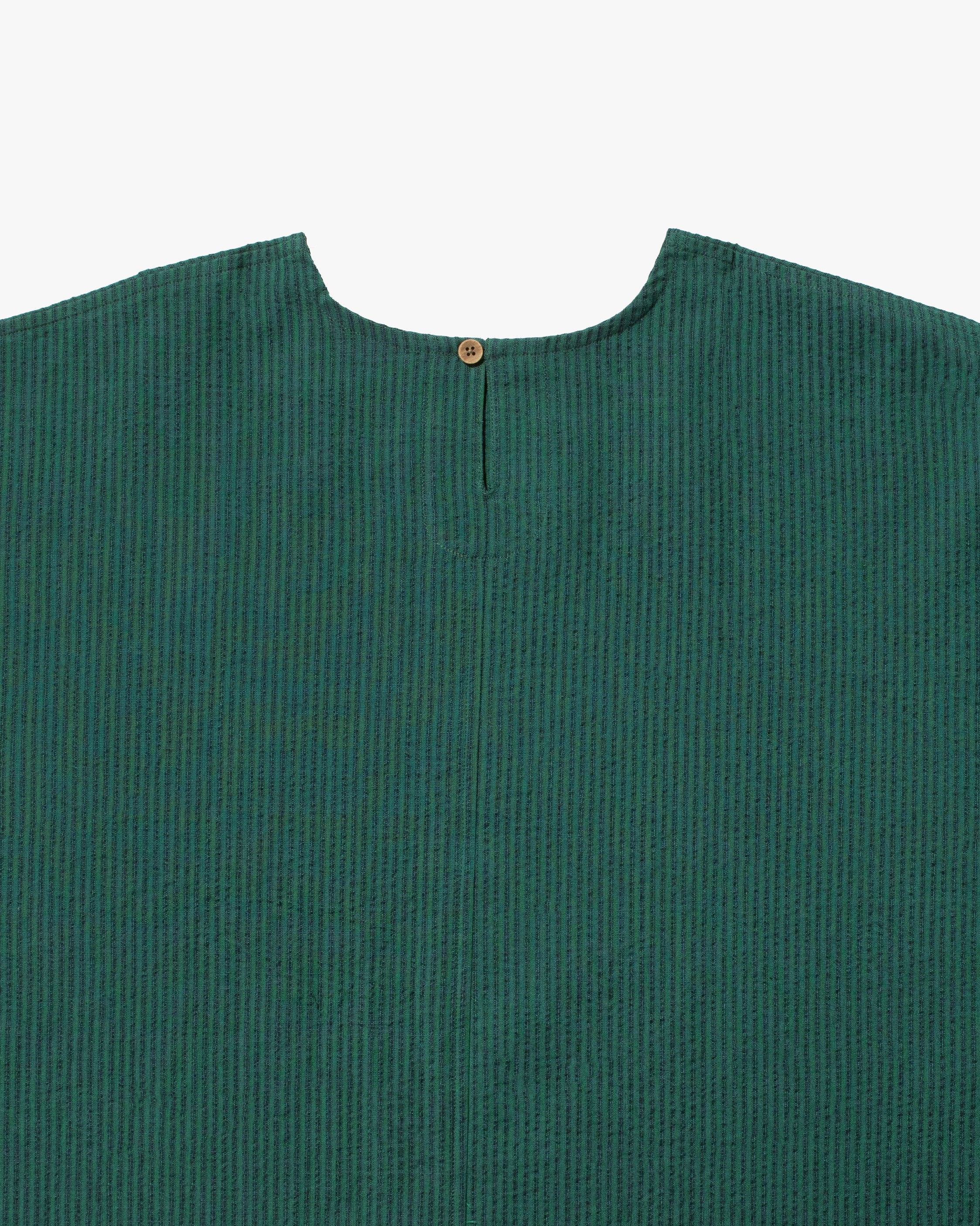 ToK Tunic, Oversized, Teal with Indigo Shima - Image 7