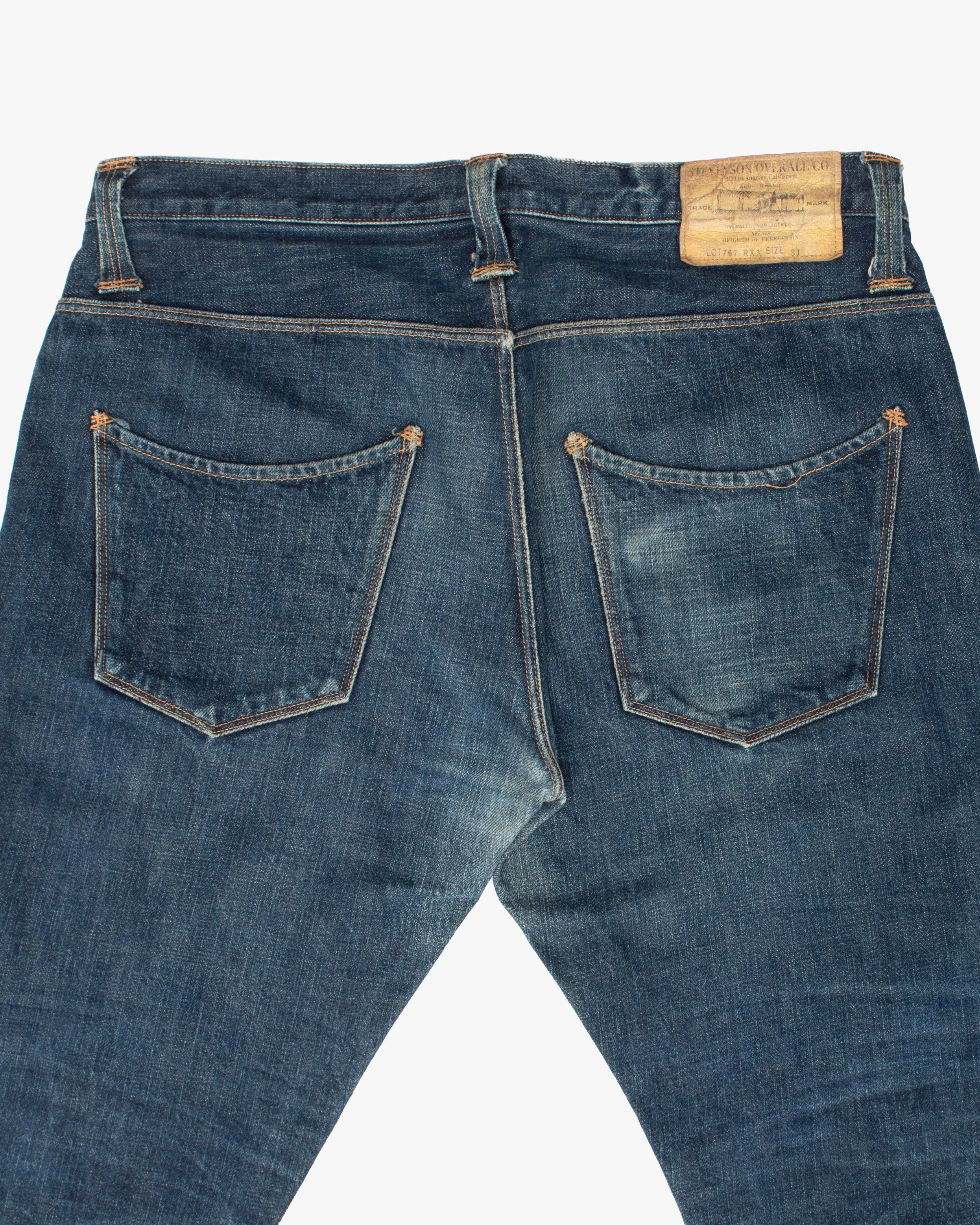 Japanese Repro Denim Jeans, 31, Stevenson Overall Co, Scooped Pockets - Image 4