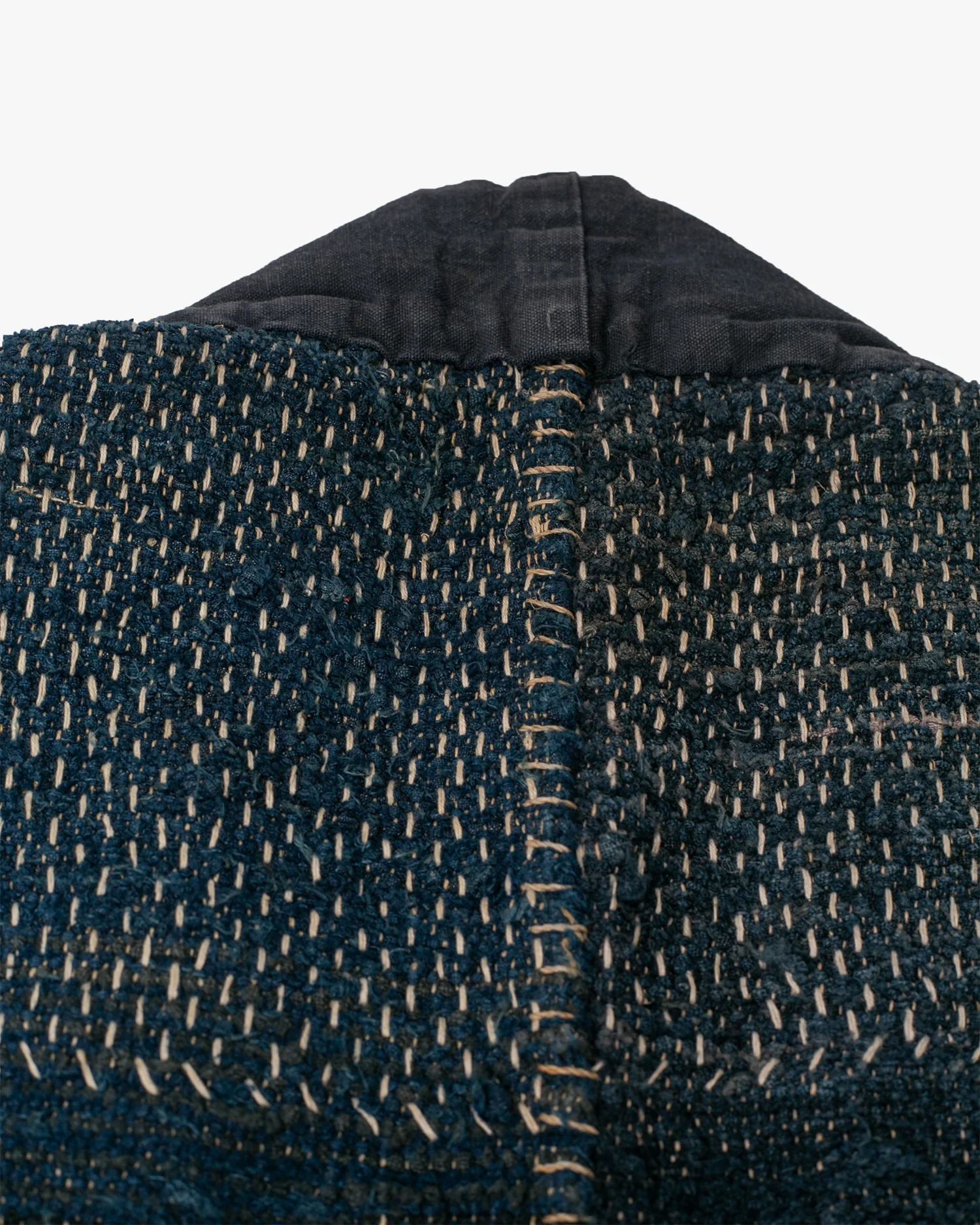 Vintage Noragi Jacket, Indigo Sakiori - Image 9