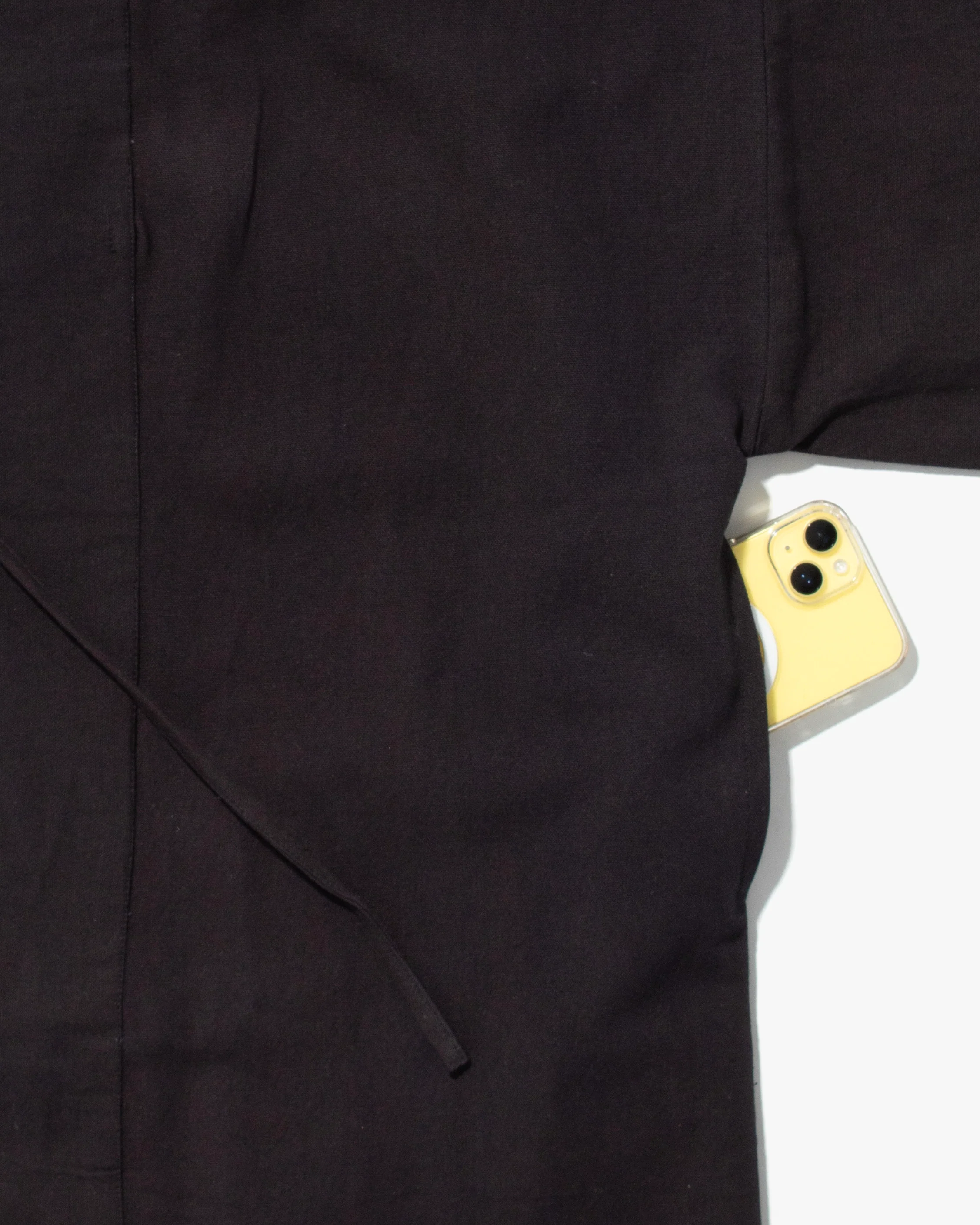 Wa-Modern, Haori, Black Mokume, Men's - Image 4