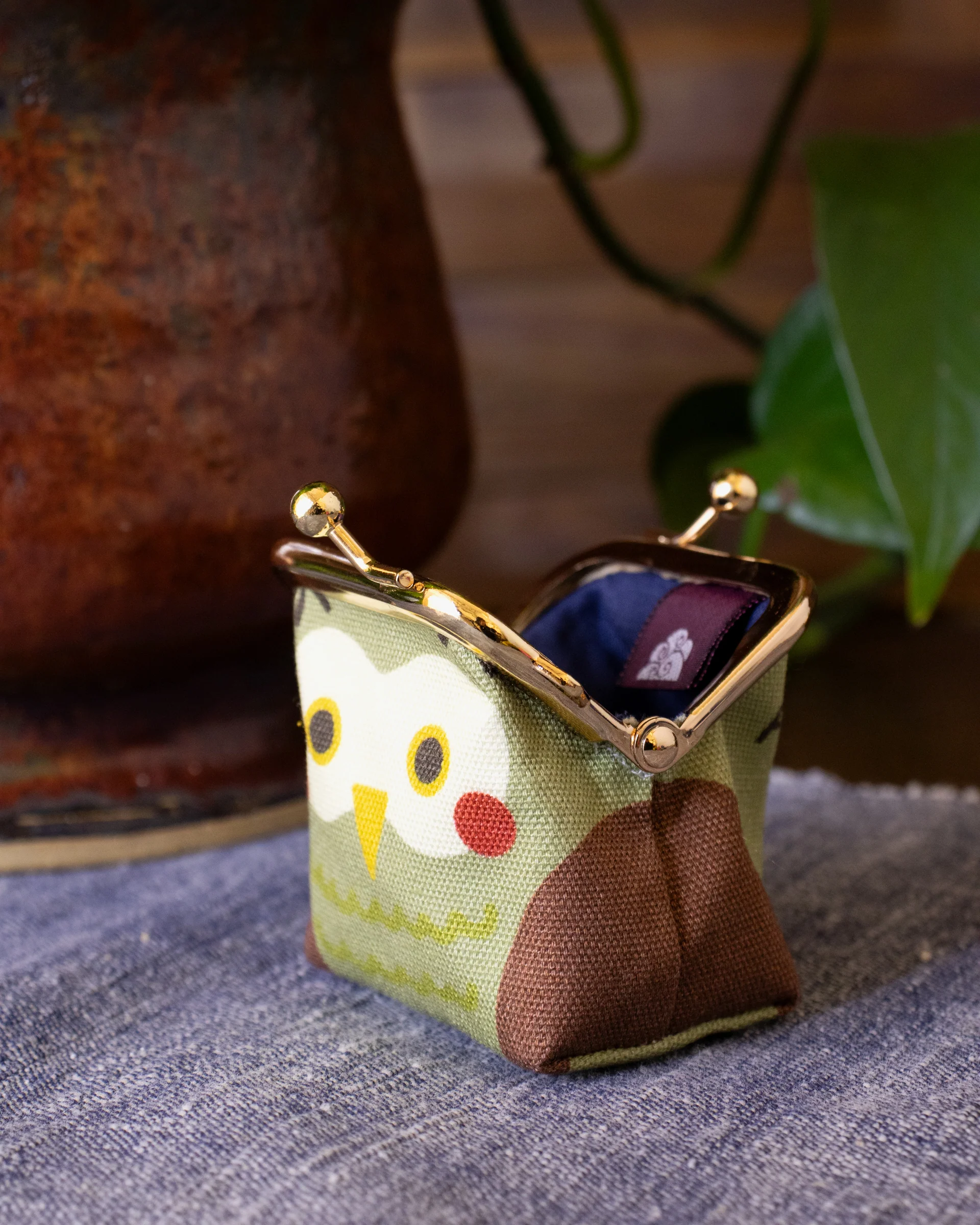 Wa Modern, Mini Coin Purse, Fukurou - Image 3