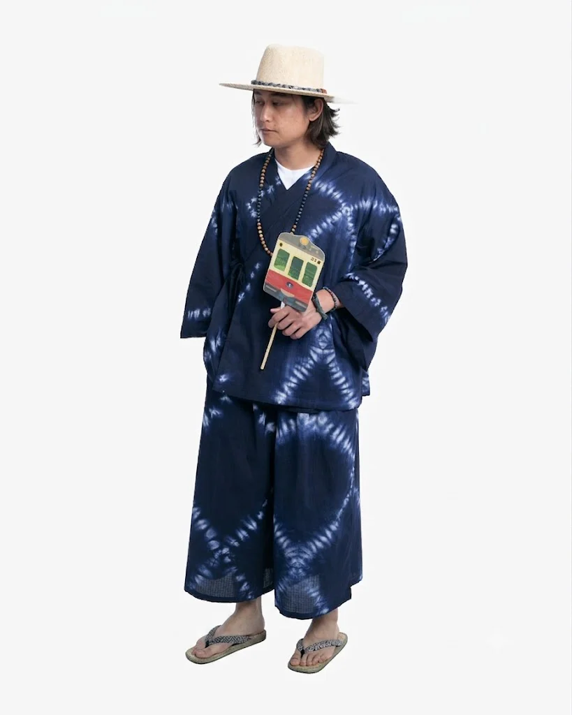 Wa-Modern, Pants, Blue, Tatebishi - Image 2