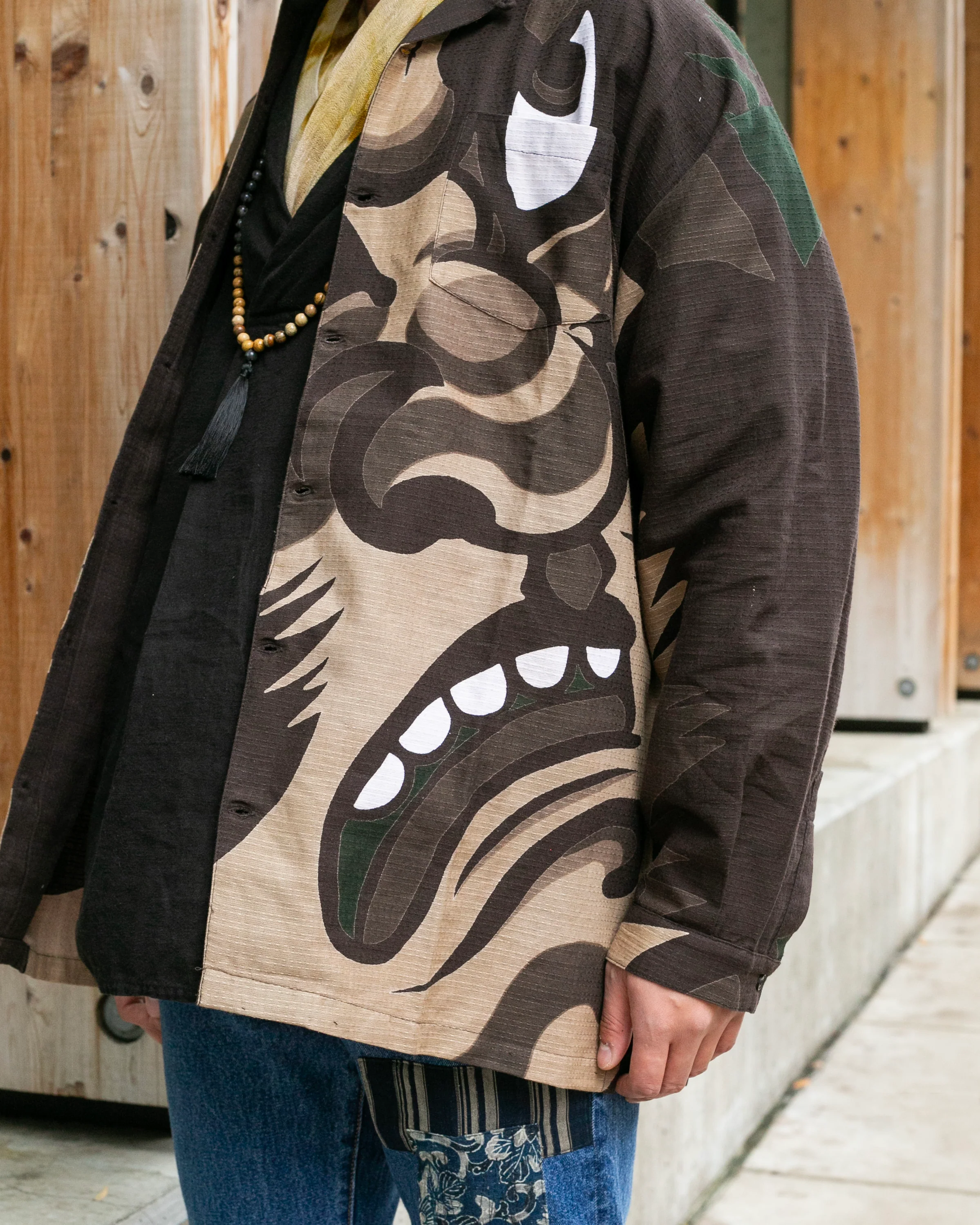 Wa-Modern Shirt, Long Sleeve Button-Up, BR Musya - Image 3