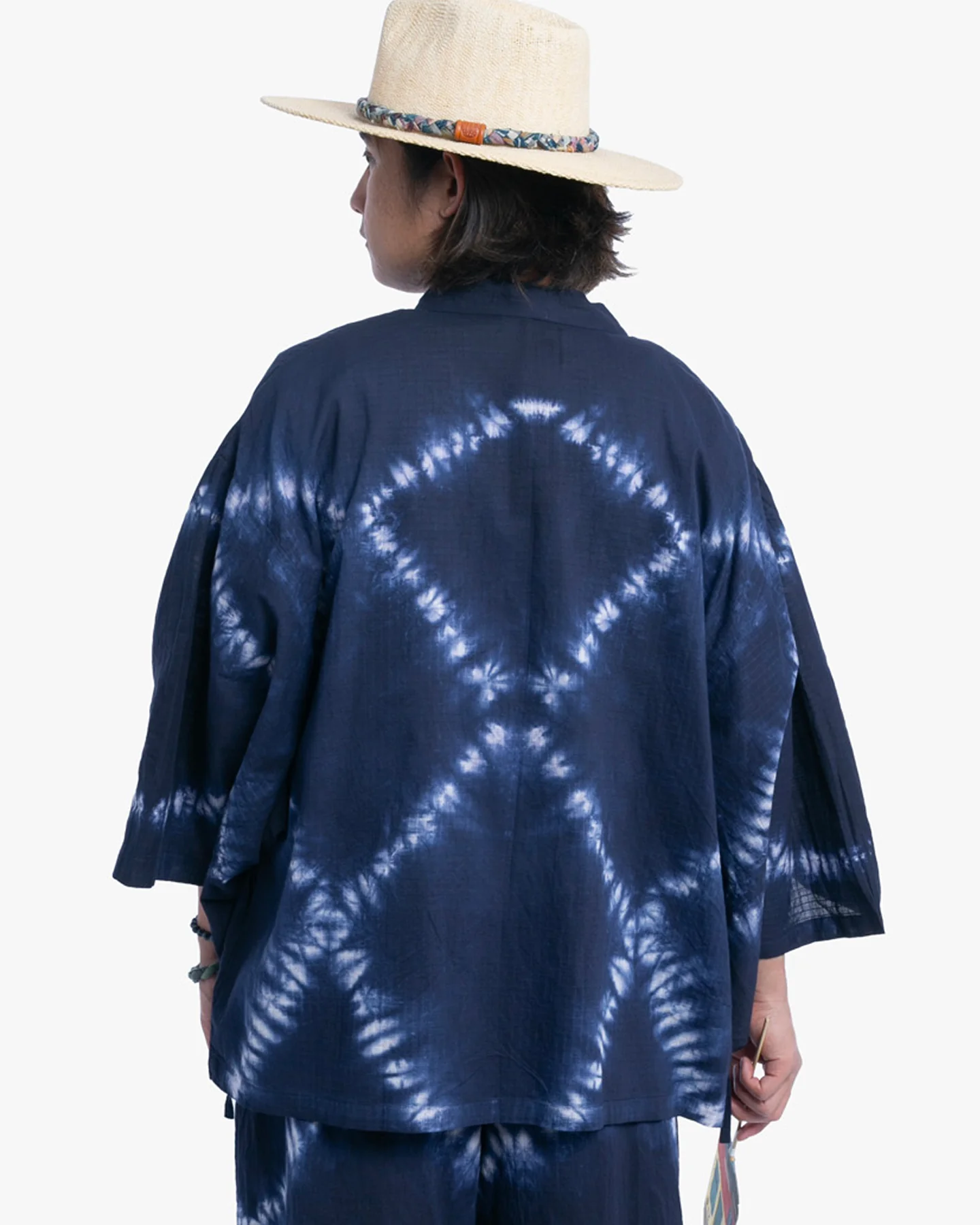 Wa Modern, Tie Shirt, Blue, Tatebishi - Image 2