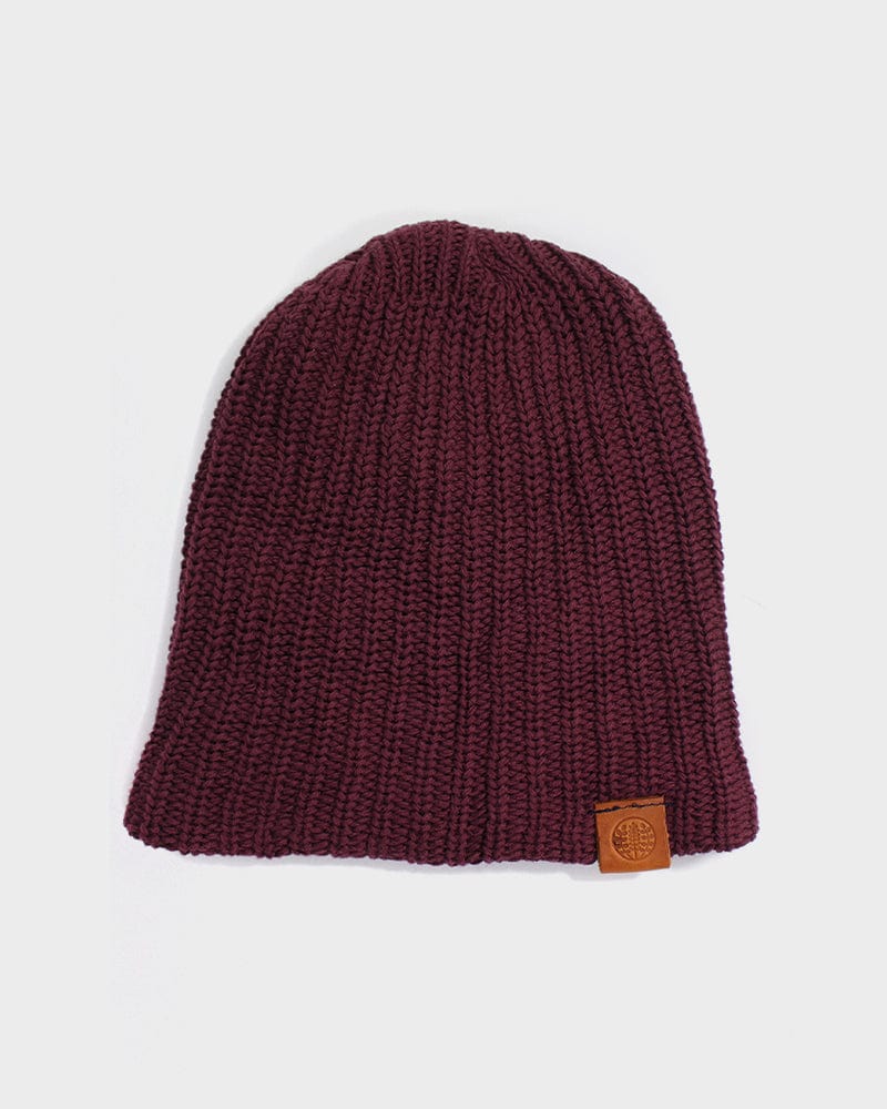 Kiriko Original Knit Cap, Burgundy, 6 ˝ - Image 2