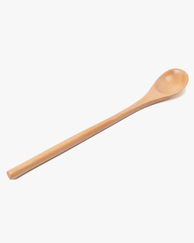Wooden Utensils, Lotus Wood Spoon, Rounded, Long - Image 2